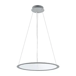 Pendelarmatuur rond IP40, grijs, transparant dimbaar