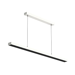 pendant luminaire OFFICE THREE STANDARD UP AND DOWN DALI controllable, direct / indirect IP20, mat, traffic white dimmable