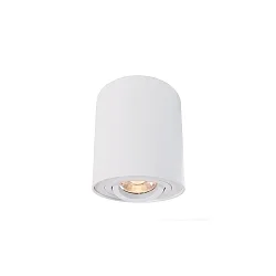 Plafondarmatuur BENGALA ROUND cilindrisch, instelbaar GU10 IP20, wit dimbaar