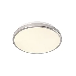 Plafondarmatuur HELEN CCT Switch IP54, gesatineerd, zilver, wit