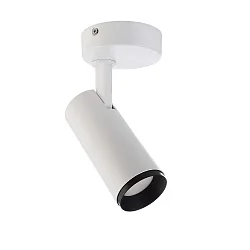 Plafondarmatuur LUCEA TILT 10 CCT Switch, instelbaar IP20, transparant, verkeerswit dimbaar