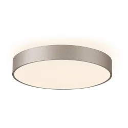 wall and ceiling luminaire MENKAR 40 round, CCT Switch, direct / indirect IP20, silver brushed dimmable