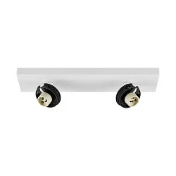 ceiling luminaire CAN TILT SQUARE BASE 30.5CM MIX'N MATCH 1/3 2 flames, square, without shade, cardanic swivelling GU10 IP20