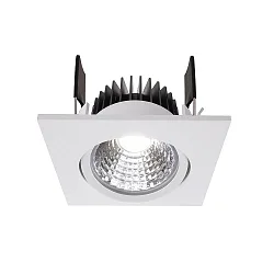 Plafondinbouwarmatuur COB-68 rond, constante stroom IP20, wit dimbaar