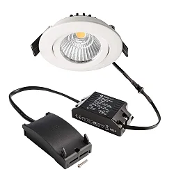 Inbouwspot DIONE IP20 draaibaar, bekabeld IP20, wit dimbaar