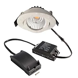 Inbouwspot DIONE IP44 DIM 830 draaibaar, bekabeld IP44, wit dimbaar
