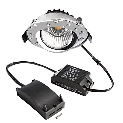 Inbouwspot DIONE IP44 DIM 840 draaibaar, bekabeld IP44, chroom dimbaar