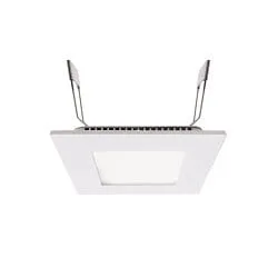 Downlight ANIK 90 hoekig IP20 | IP44, wit dimbaar