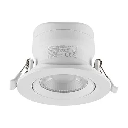 Inbouwspot SURTUR TILT 83 CCT draaibaar, CCT Switch IP20/IP44, wit dimbaar