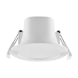 Downlight ACRUX PRO 68 stijf, CCT Switch, UGR < 19 IP20/ IP54, glanzend, wit dimbaar
