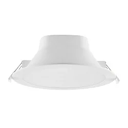 Downlight ACRUX PRO 190 stijf, CCT Switch, UGR < 19, multipower IP20/ IP54, glanzend, wit dimbaar