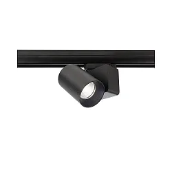 3-fase spot NIHAL MINI incl. 3-fase adapter IP20, zwart dimbaar