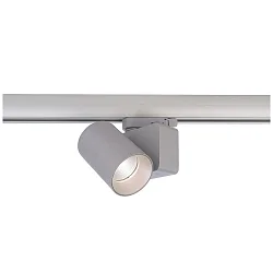 3-fase spot NIHAL MINI incl. 3-fase adapter IP20, zilver dimbaar