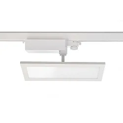 3-phase spot PANEL TRACK LIGHT IP20, milky, traffic white