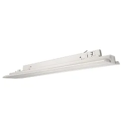 3-fase armatuur LINEAR PRO FOLD stijf, schakelbaar, multipower IP20, wit 