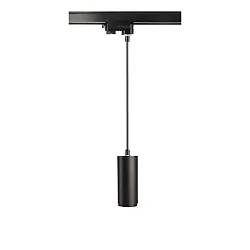 3-fase pendelarmatuur LUCEA DTW Dim-To-Warm IP20, gitzwart dimbaar