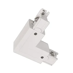 3-fase L-connector D LINE links-rechts met verwisselbaar mechanisme, wit