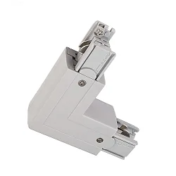 3-fase L-connector D LINE links-rechts met verwisselbaar mechanisme, grijs