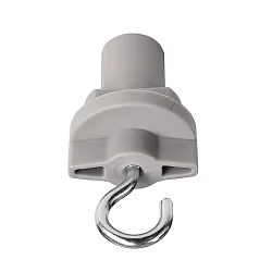 Accessories for 3-phase track system D LINE - sign hooks, grey
