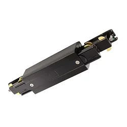 3-fase lengteconnector D LINE/DALI DALI aanstuurbaar, met voedermogelijkheid, zwart