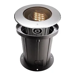 Vloerinbouwarmatuur SOFT FLEX 18, zilver