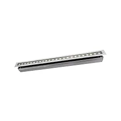 Vloerinbouwarmatuur LINE VI, helder, zilver, transparant
