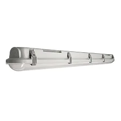 Armatuur voor vochtige ruimten TRI PROOF BASIC MOTION HF - 1210MM met sensor, slagvast, schakelbaar IP65, grijs 