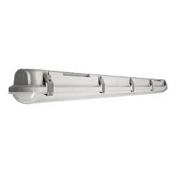Armatuur voor vochtige ruimten TRI PROOF BASIC 121CM / 20W 840 ON-OFF slagvast, schakelbaar IP65, lichtgrijs 