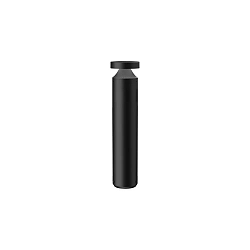 Paallamp FARO ON-OFF 60 (Ø 10CM) slagvast, schakelbaar, met Lensoptiek, bekabeld IP65, donkergrijs, grafietgrijs 