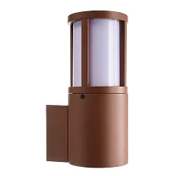 Wandarmatuur voor buitenshuis FACADO II ROUND OPAL rond E27 IP65, mat, roest dimbaar