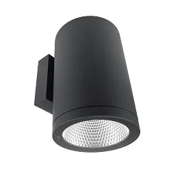 facade spotlight SHORELINE PRO ROUND 140 DOWN 1 flame, round, CCT Switch IP65, dark grey dimmable