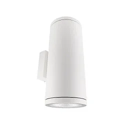 Gevelspot SHORELINE PRO ROUND 140 UP&DOWN 2-vlams, rond, CCT Switch IP65, wit dimbaar