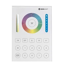 Afstandsbediening RF-SMART SINGLE/CCT/RGB/RGBW/RGB+CCT 8 Kanaal, wit