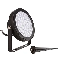 Strijklicht RF SMART SPOT RGB+CCT draaibaar IP65/IP44, antraciet dimbaar