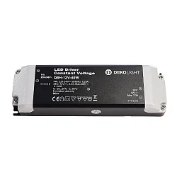 Deko-Light Power supply BASIC, CV, Q8H-12-40W, 220-240V AC/50-60Hz, 12V DC, 0-3300mA