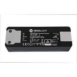 LED voedingsapparaat BASIC CC V8-40-500mA/40W constante Stroom, donkergrijs, zwart