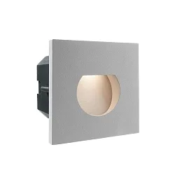 Afdekking LIGHT BASE COB LED OUTDOOR rond, zilvergrijs