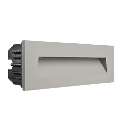Cover Slope for recessed LED wall luminaire LIGHT base III outdoor, grey