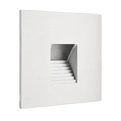 Cover SQUARE Step for recessed LED wall luminaire ALWAID, white