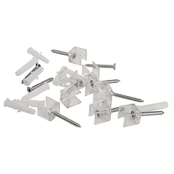 mounting bracket NEON OMNIFLEX MINI set of 10, transparent