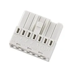 connection socket SANOTRUNK UNIVERSAL WAGO 267-501, white