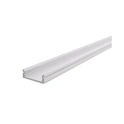 U-profiel AU-01-15 plat, wit mat