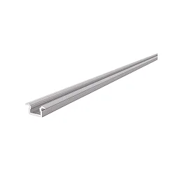 LED profile ET-01-05 flat T-profile for 5-5,7mm LED stripes, 200cm, anodized aluminum