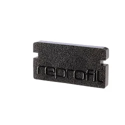 Endcaps P-AU-01-08, 14 mm, 2 items, black