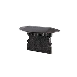 Endcaps P-ET-02-10, 25 mm, 2 items, black