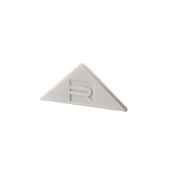 Accessories for LED profile P-AV-01-10 endcaps, 2 items, white