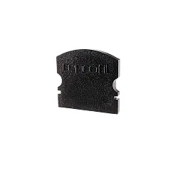Endcaps f-AU-02-12, 18 mm, 2 items, black