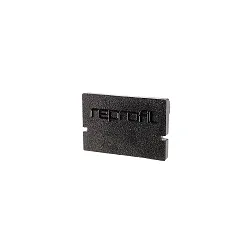 Endcaps H-AU-01-12, 18 mm, 2 items, black
