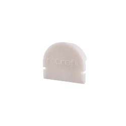 Endcaps R-AU-01-12, 18 mm, 2 items, white