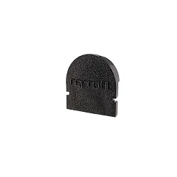 Endcaps R-AU-01-08, 14 mm, 2 items, black